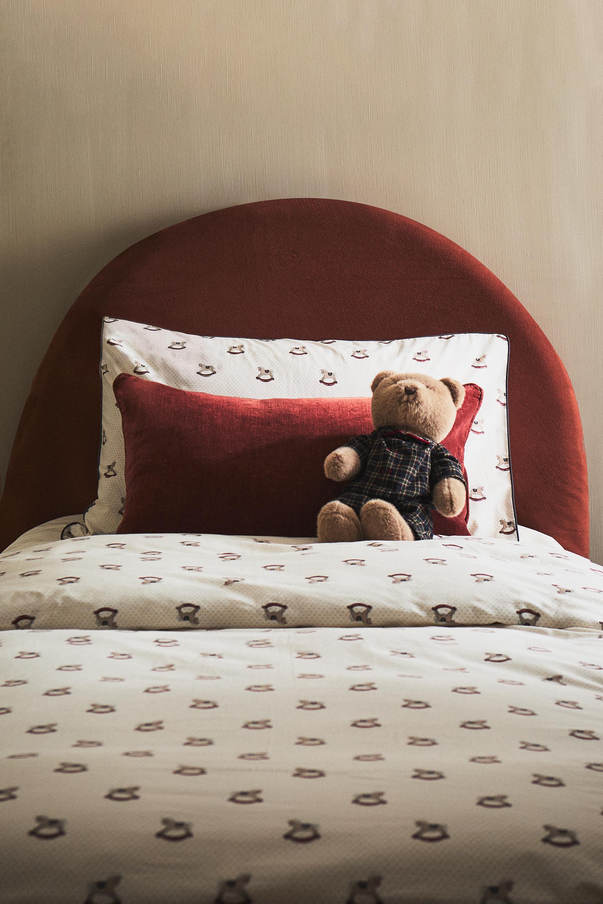 HOUSSE DE COUETTE ENFANT CHEVAL NOËL