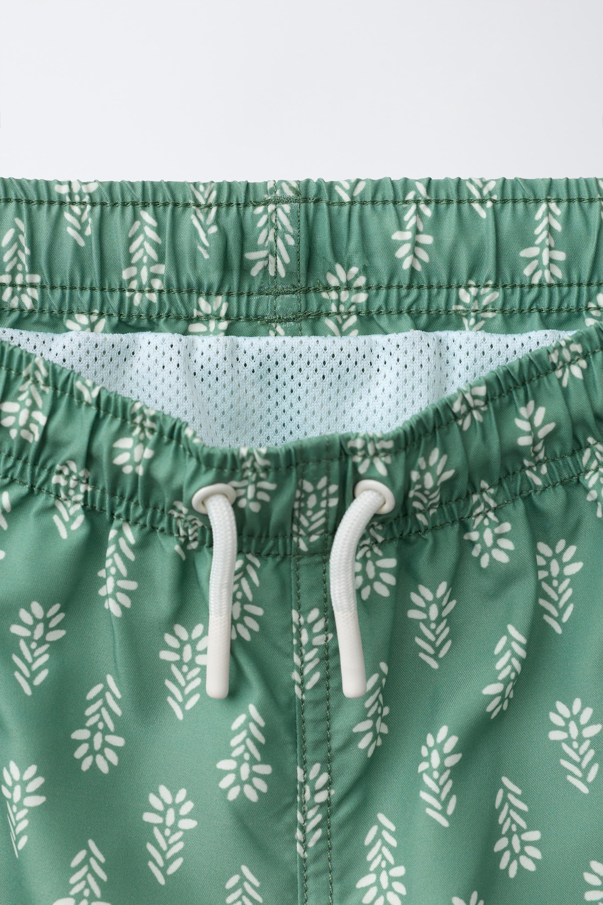 AGES 6-14 / PRINTED SWIM SHORTS