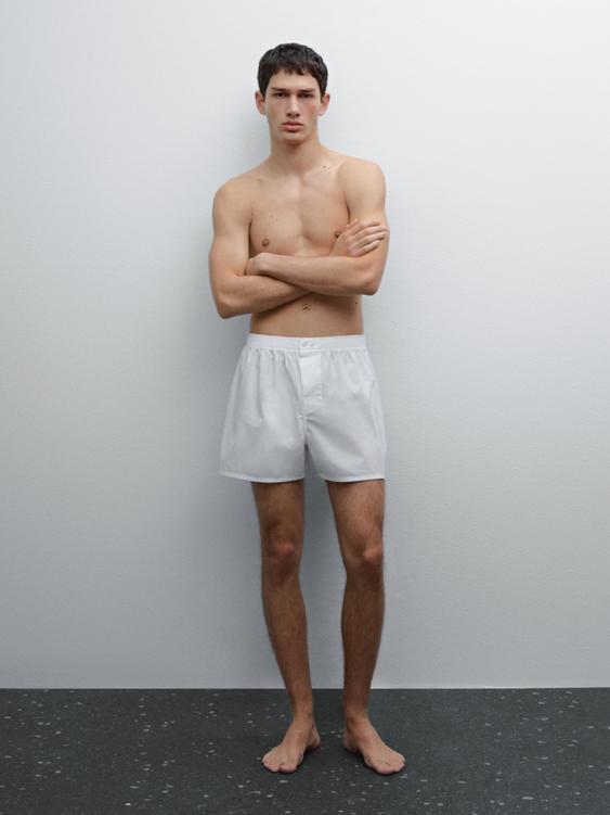 Plain 100% cotton boxers from Zara - $25