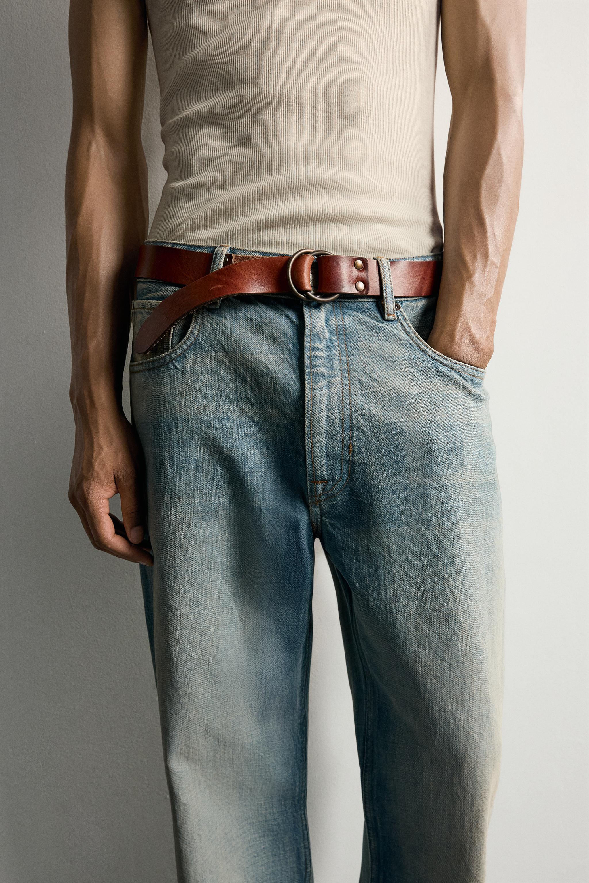Мужские джинсы Zara LOOSE FIT JEANS — фото 5