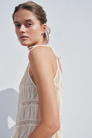 TOP ENTREDÓS ZW COLLECTION - Crudo de Zara