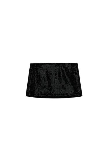 SHIMMERY MINI SKIRT