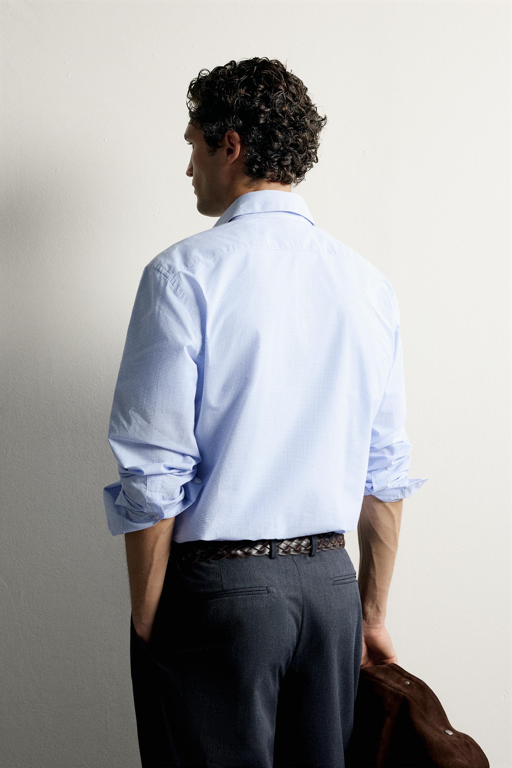 CHEMISE COUPE REGULAR À CARREAUX