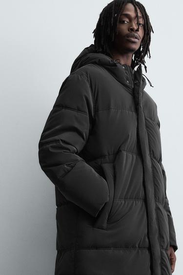 VESTE REMBOURRÉE LONGUE - Noir de Zara - Image 5