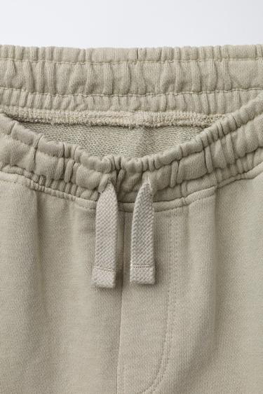 CARGO WASHED-EFFECT BERMUDA SHORTS - washed green by Zara - Image 2