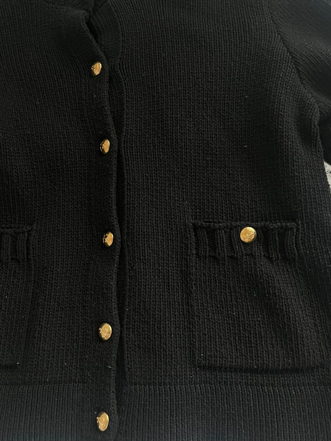 KNIT CARDIGAN WITH GOLDEN BUTTONS - Image 3