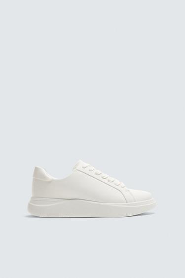 CHUNKY MONOCHROME TRAINERS - White by Zara