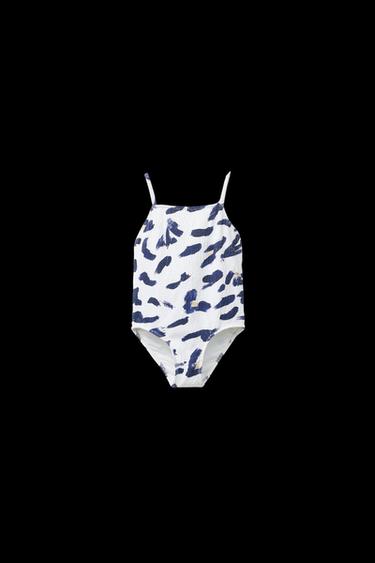 1-6 YEARS/ ANIMAL PRINT TEXTURED SWIMSUIT - Multicoloured by Zara - Image 0