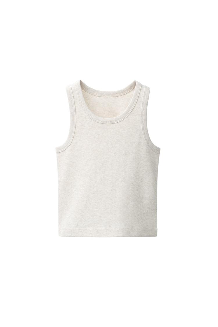 CAMISETA RIB MELANGE