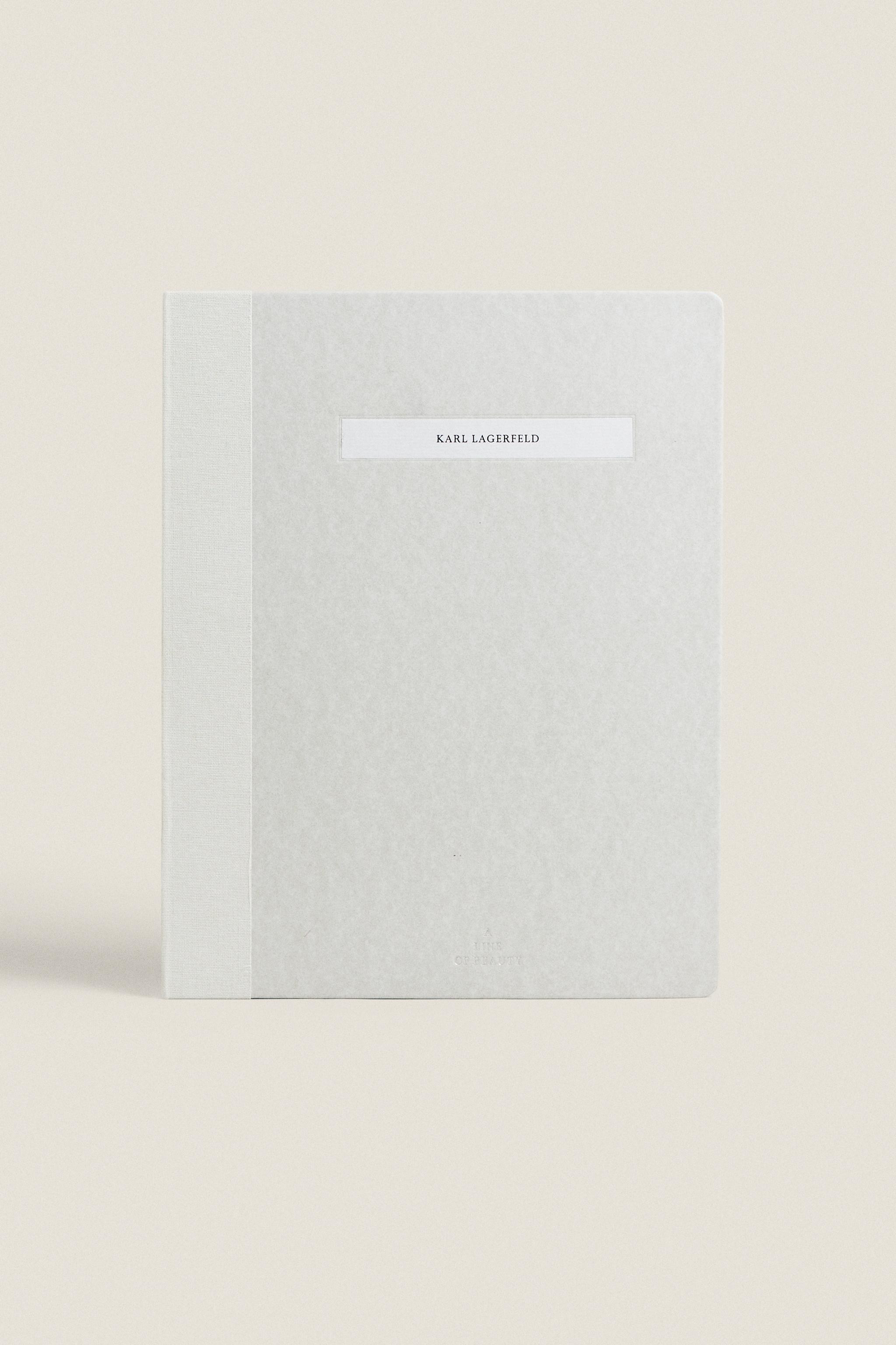 書籍『A LINE OF BEAUTY BY KARL LAGERFELD』 - グレー | ZARA