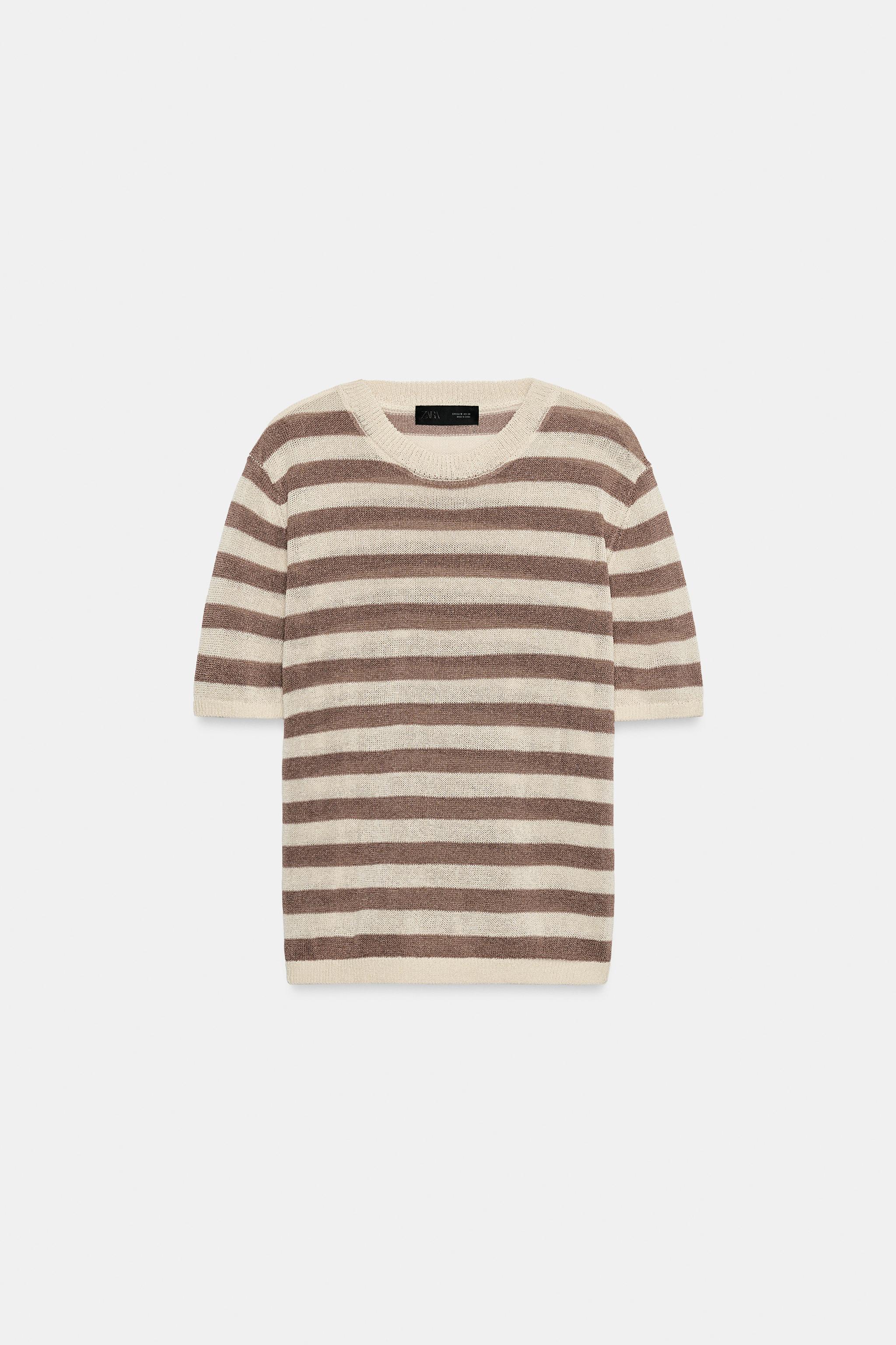Zara KISA KOLLU TRİKO TOP görsel 6