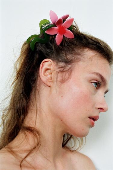 BLUMEN-HAARSPANGE - Rosa von Zara - Bild 0