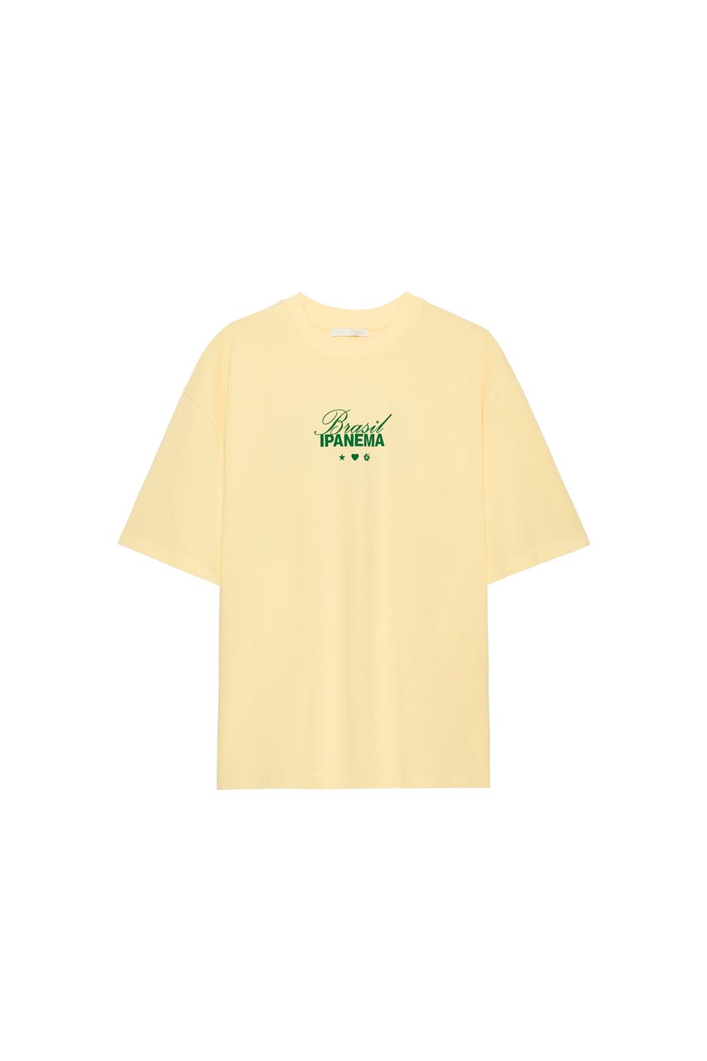 WASHED EFFECT TEXT T-SHIRT - image 3