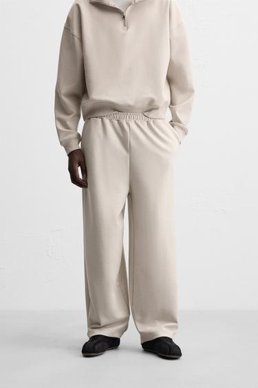 بنطلون JOGGER تقني RELAXED FIT - صخري by Zara