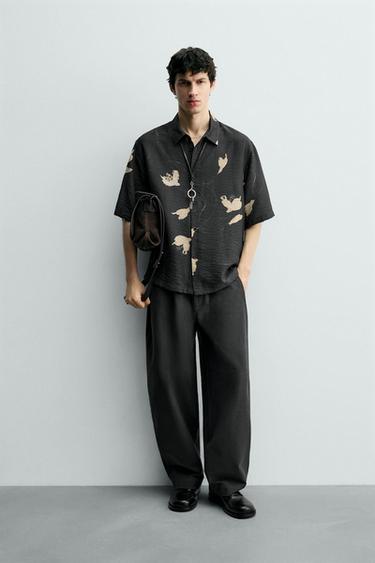 FLORAL PRINT SHIRT - Printed by Zara
