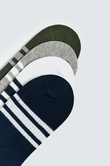 CHAUSSETTES PROTÈGE-BAS RAYURES LOT DE 4 - divers de Zara - Image 1