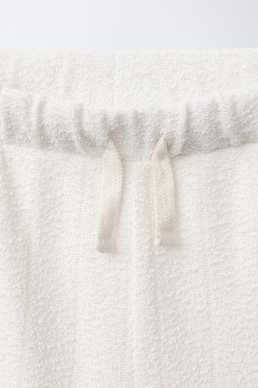TEXTURED RUSTIC BERMUDA SHORTS - Ecru by Zara - Image 2