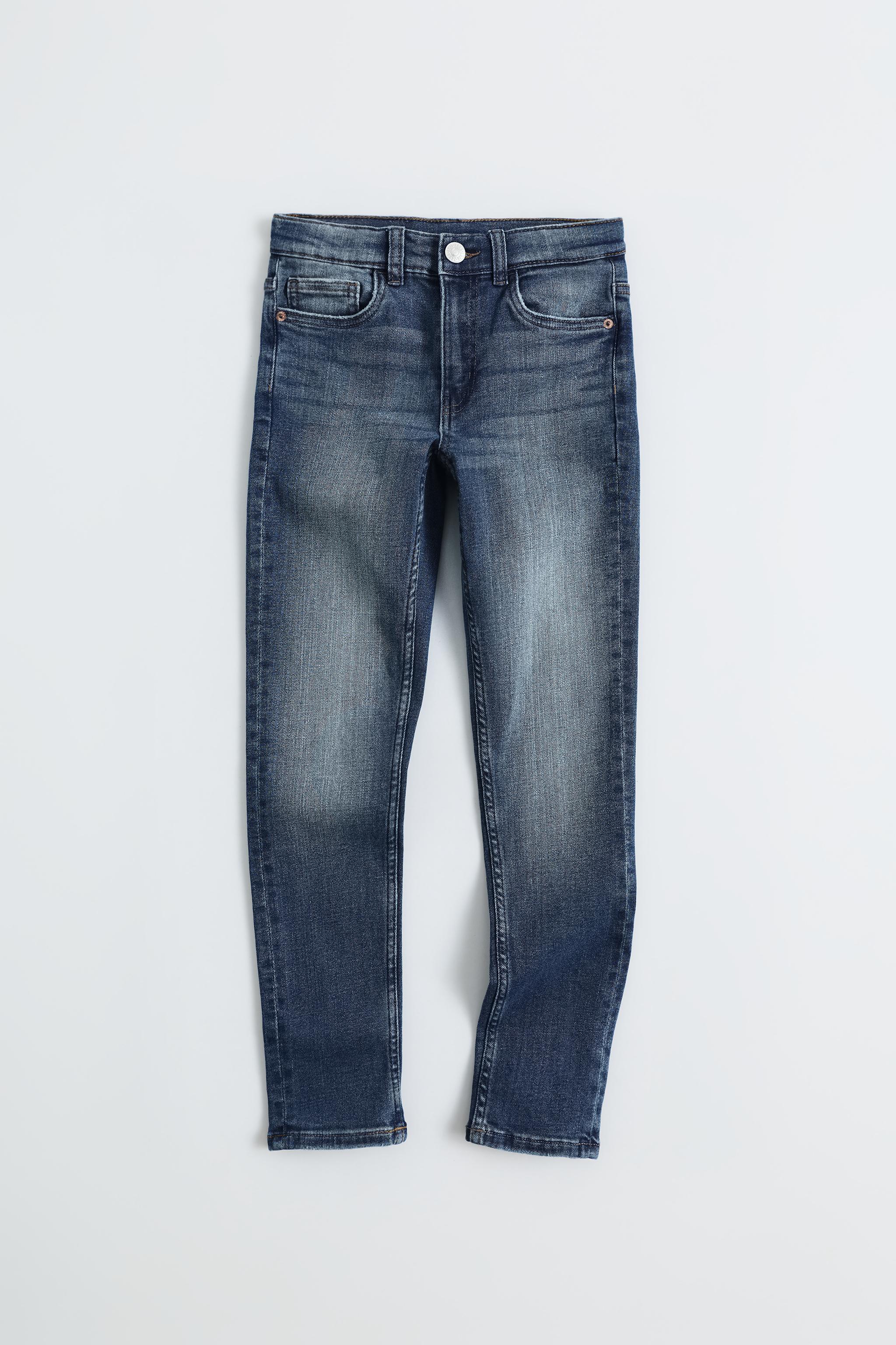 SKINNY JEANS — Mid-blue