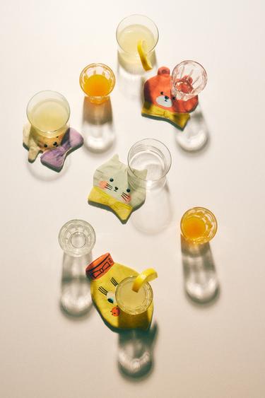 LOT DESSOUS DE VERRE ENFANTS FORMES X THE ANIMALS OBSERVATORY (LOT DE 4) - Multicolore de Zara - Image 5