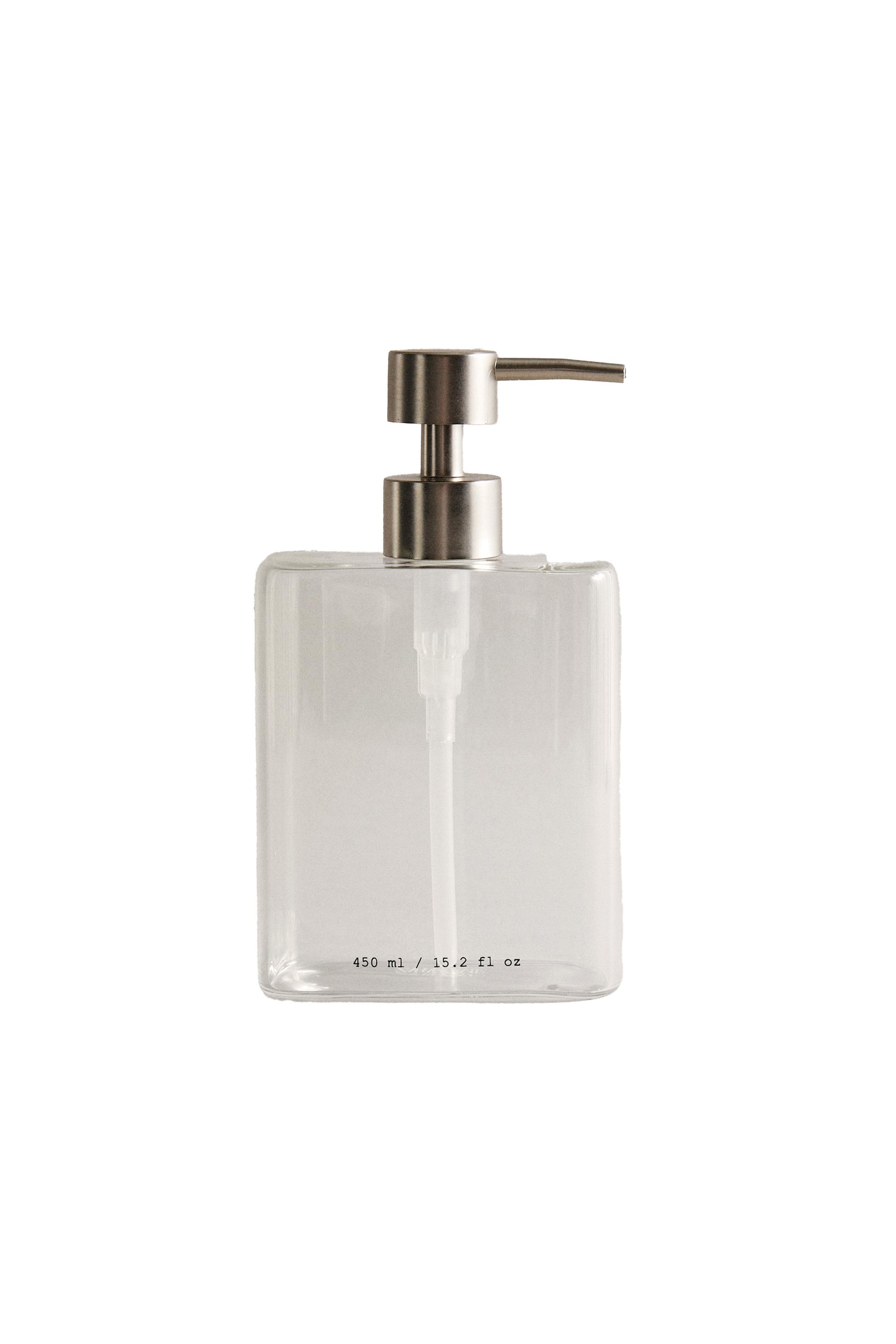 DISTRIBUTEUR DE SAVON EN BOROSILICATE