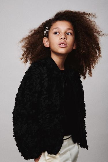 FLORAL BOMBER JACKET - Black by Zara