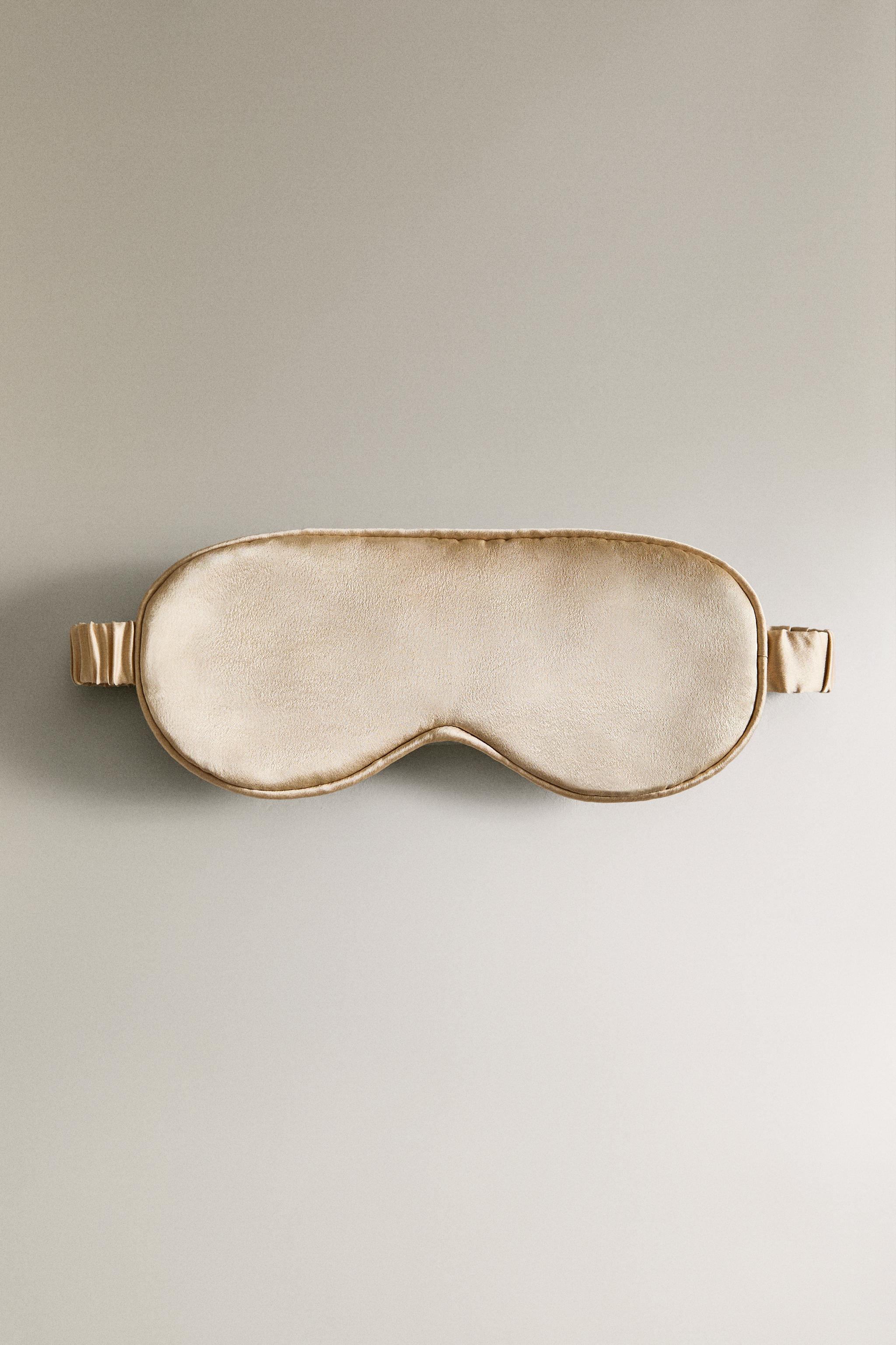 MULBERRY SILK EYE MASK — Gold