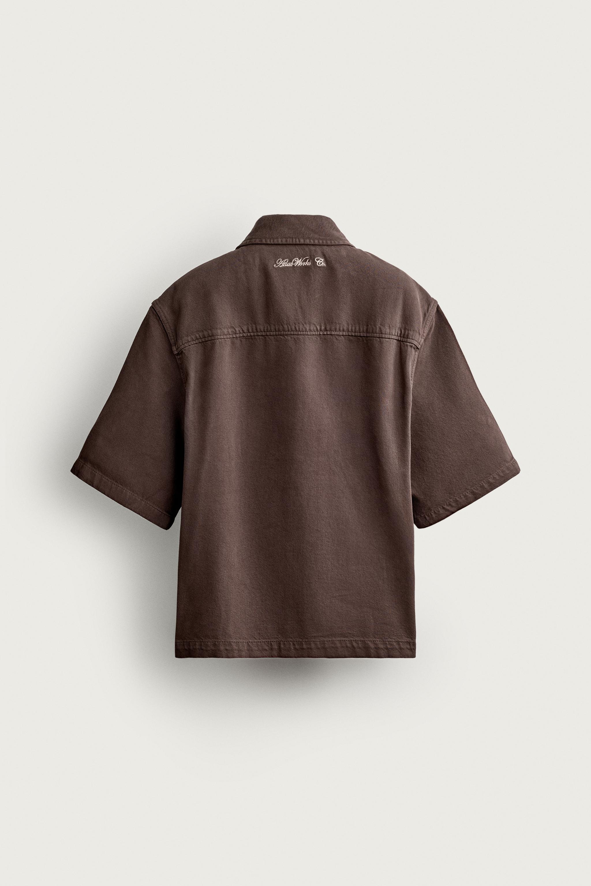RELAXED-FIT ZIP-UP OVERSHIRT