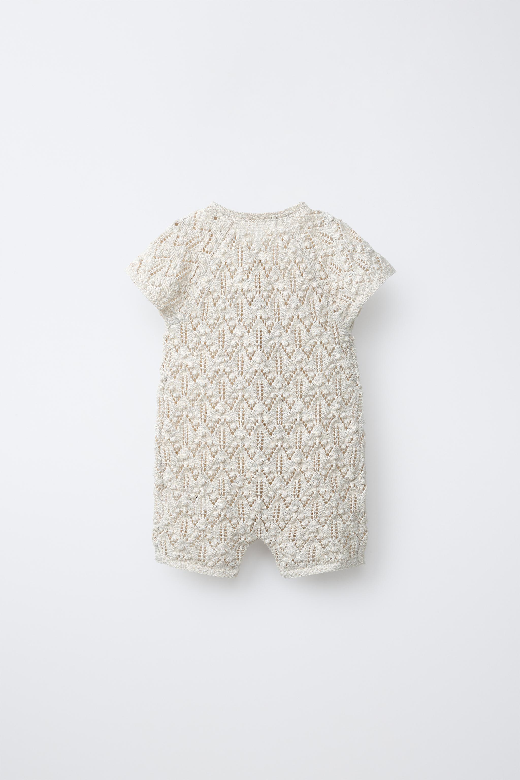 OPENWORK KNIT JUMPSUIT
