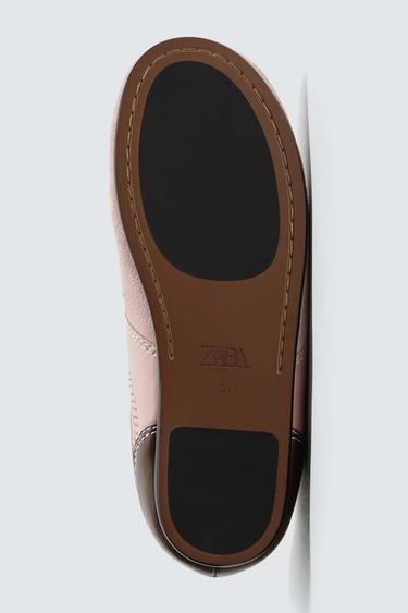 BASKETS EN CUIR HARRY LAMBERT FOR ZARA X DISNEY - Rose de Zara - Image 3