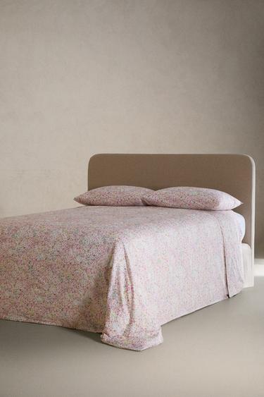 HOUSSE DE COUETTE IMPRIMÉ FLORAL - Rose de Zara - Image 1