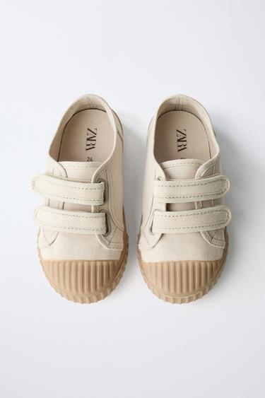 TENNIS EN COTON - Blanc écru de Zara - Image 3
