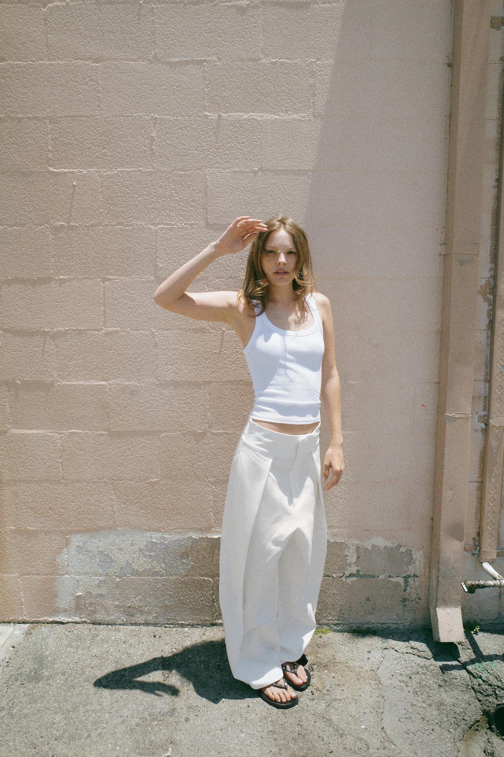 PLEATED BALLOON TROUSERS