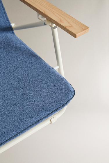 GALETTE DE CHAISE SERVIETTE PLAGE - Bleu moyen de Zara - Image 1