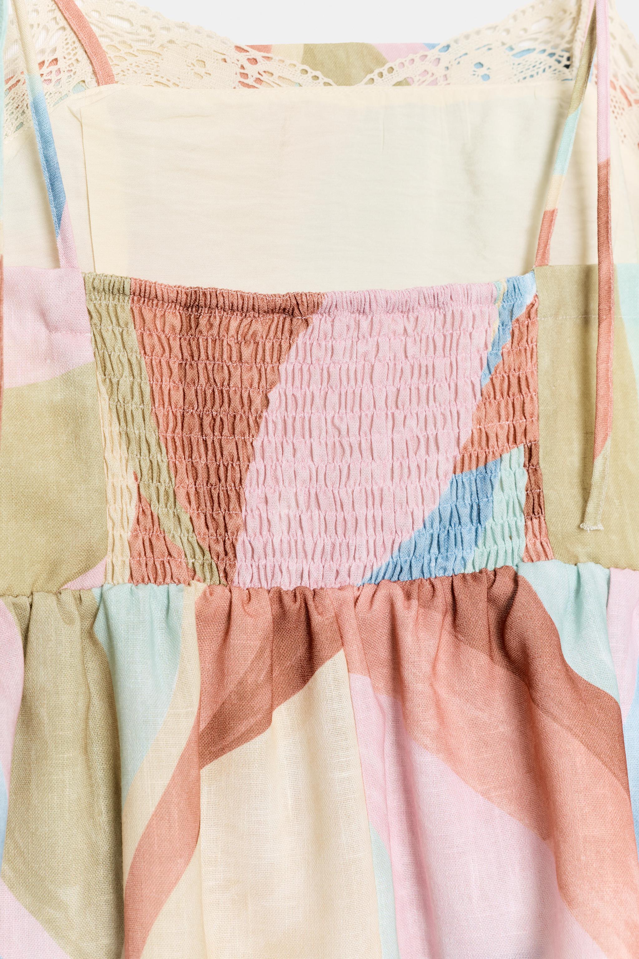 PRINTED STRAP TOP