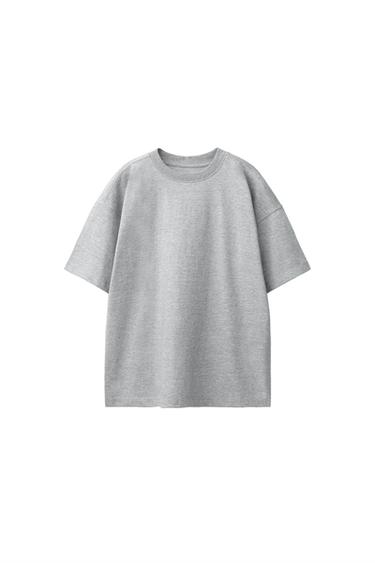 PLAIN T-SHIRT - Mid-grey by Zara - Image 0
