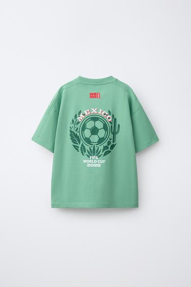 CAMISETA ESTAMPADO FIFA WORLD CUP - MEXICO - Verde de Zara