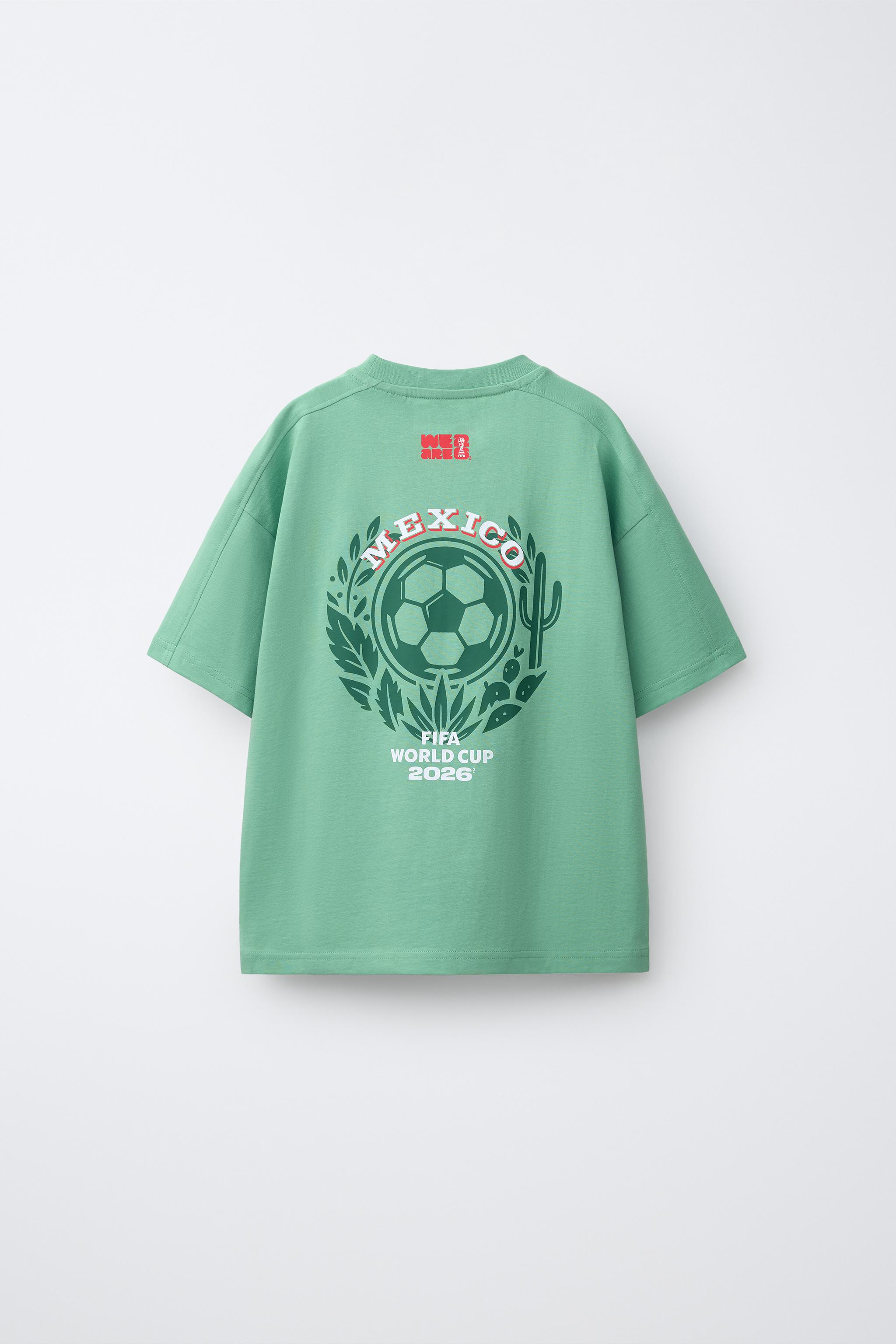 Детские футболки Zara MEXICO FIFA WORLD CUP ™ 2026 PRINT T-SHIRT — фото 3
