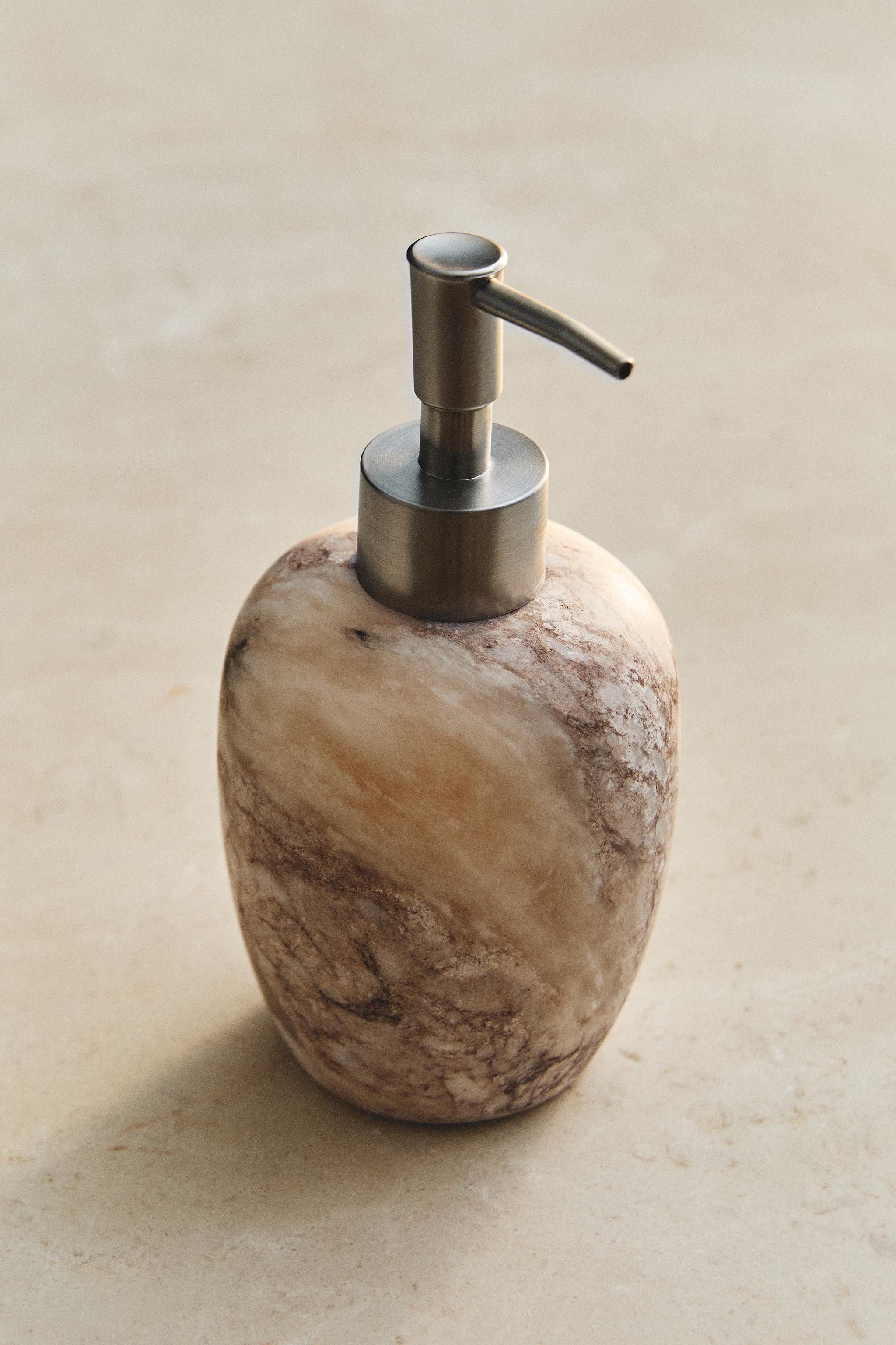 DISTRIBUTEUR DE SAVON EN ALBÂTRE