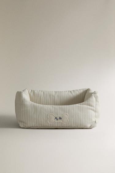 CHILDREN’S PET BED - Ecru / Blue by Zara - Image 0