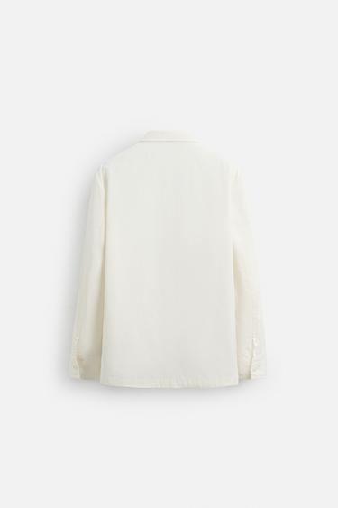 BLAZER RELAXED FIT - Blanc de Zara - Image 6