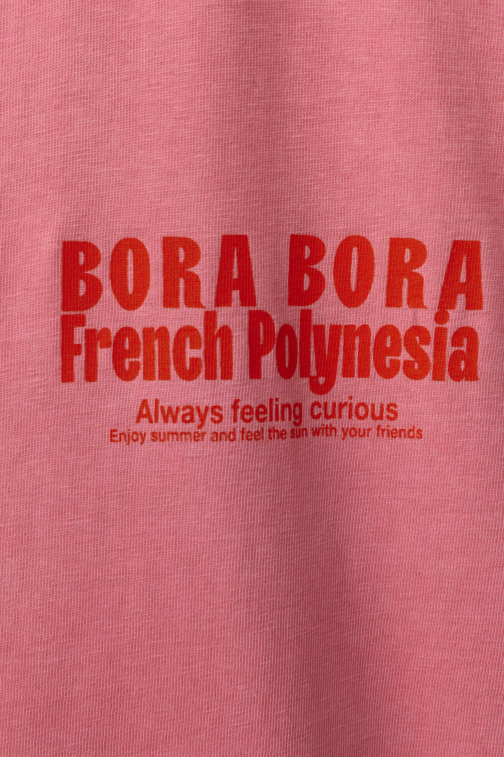 CAMISETA ESTAMPADA GOLFINHOS - Rosa | ZARA Brasil