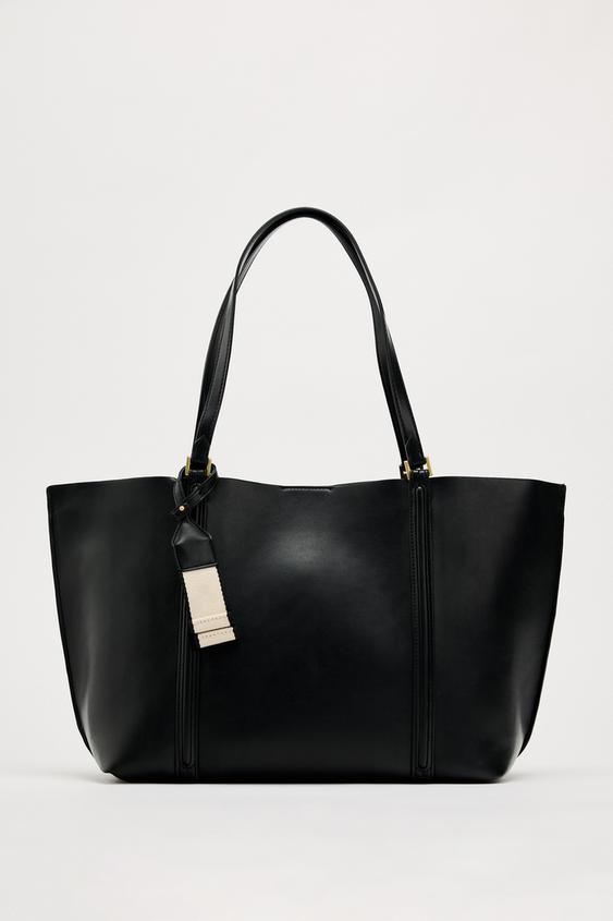 BASIC TOTE BAG - Black | ZARA India