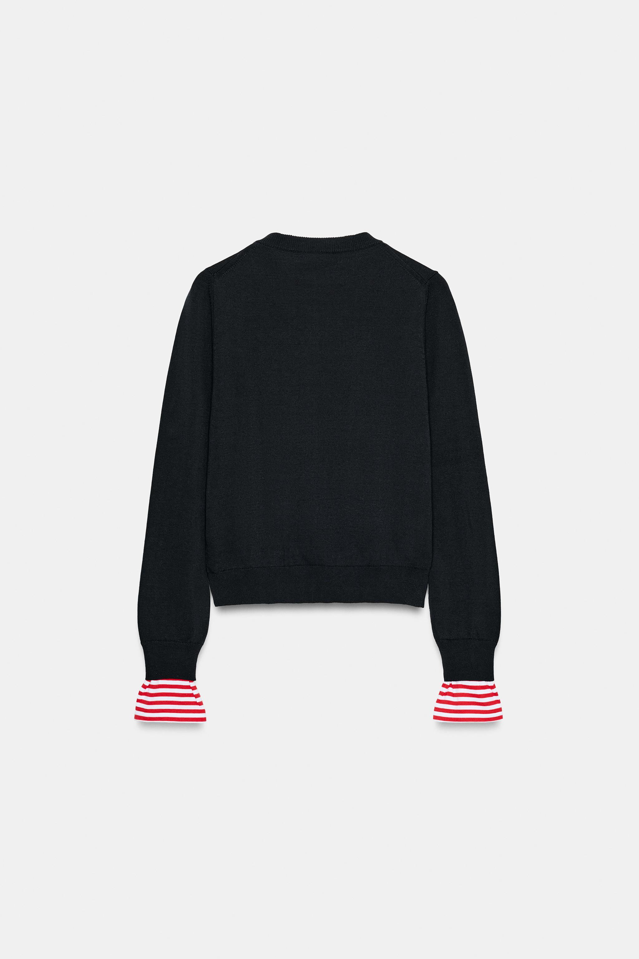 COMBINATION STRIPED KNIT JUMPER