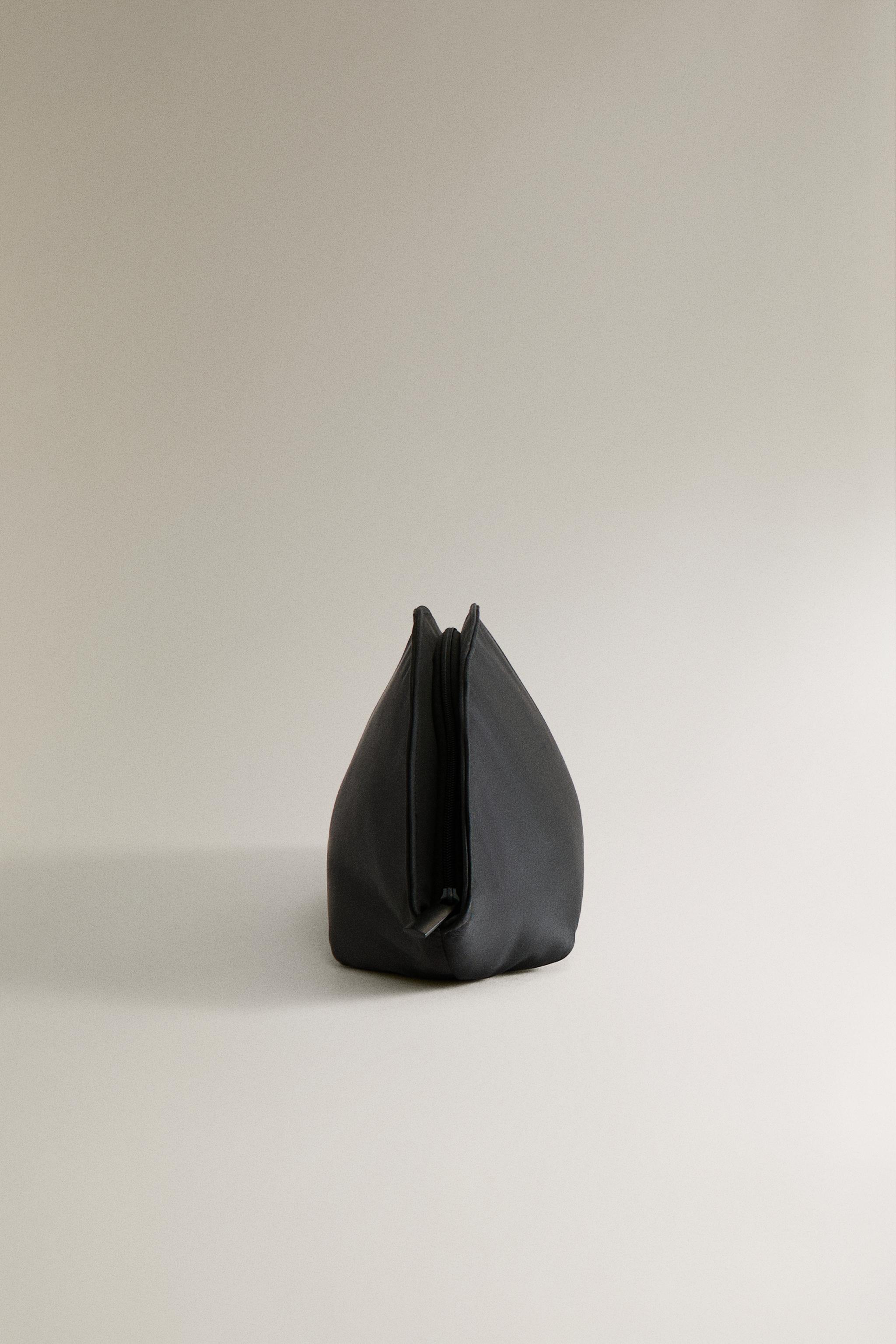 CRESCENT SATEEN MAKEUP BAG