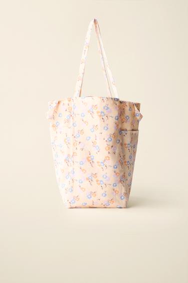 COTTON FLORAL PRINT BAG CREATED BY CARAMEL LONDON X ZARA - Multicoloured by Zara