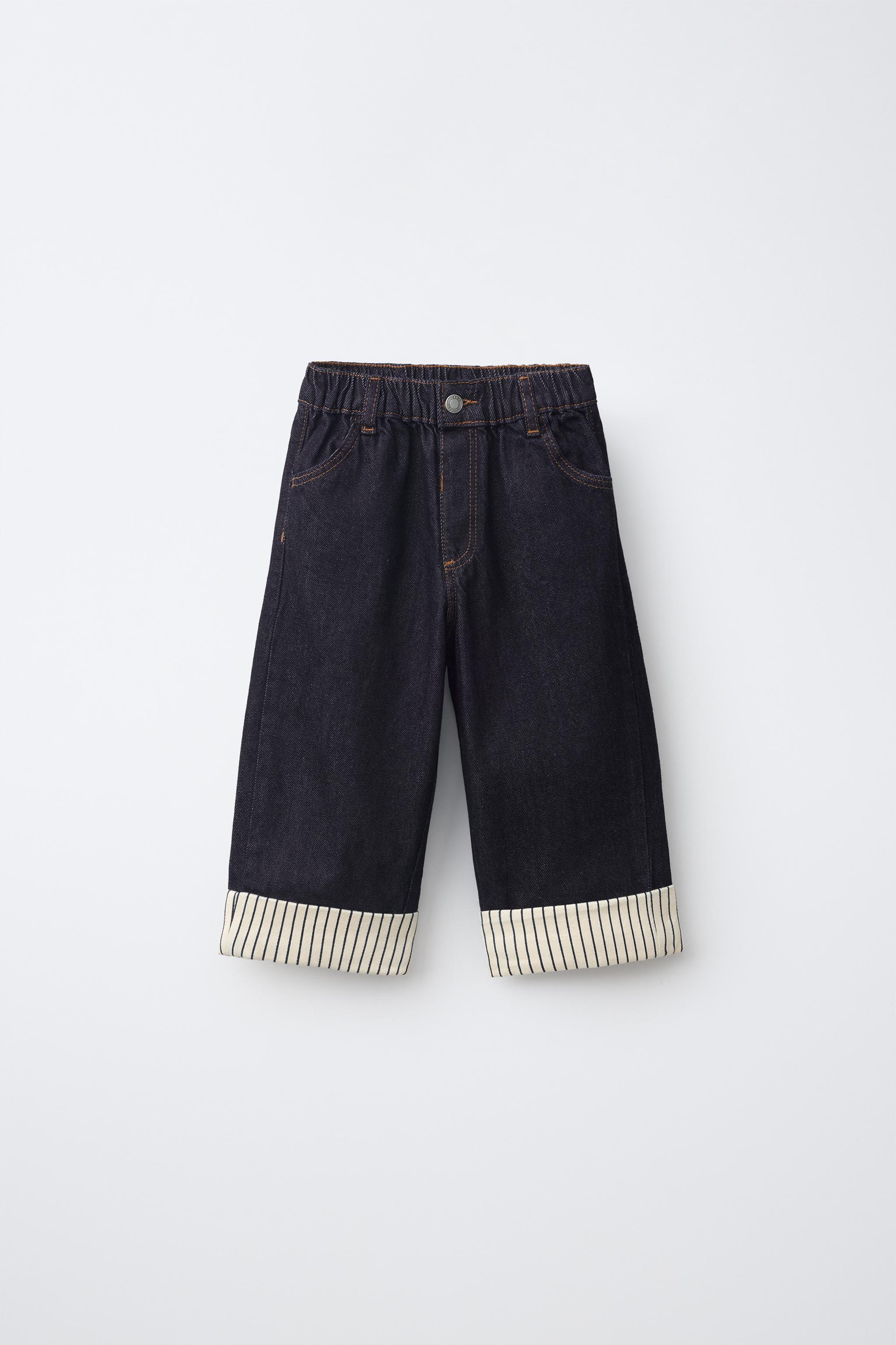 ZARA TIMELESS - STRAIGHT LEG TOPSTITCHED JEANS