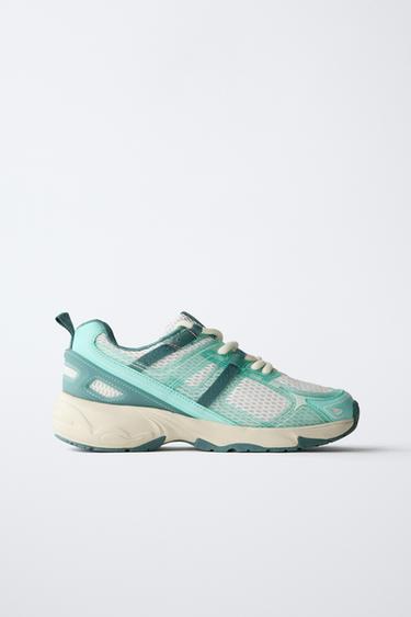MULTI-PIECE TRAINERS - Sky Blue by Zara