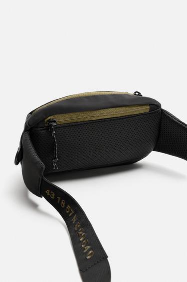 CONTRAST TECHNICAL BELT BAG - Black by Zara - Image 2