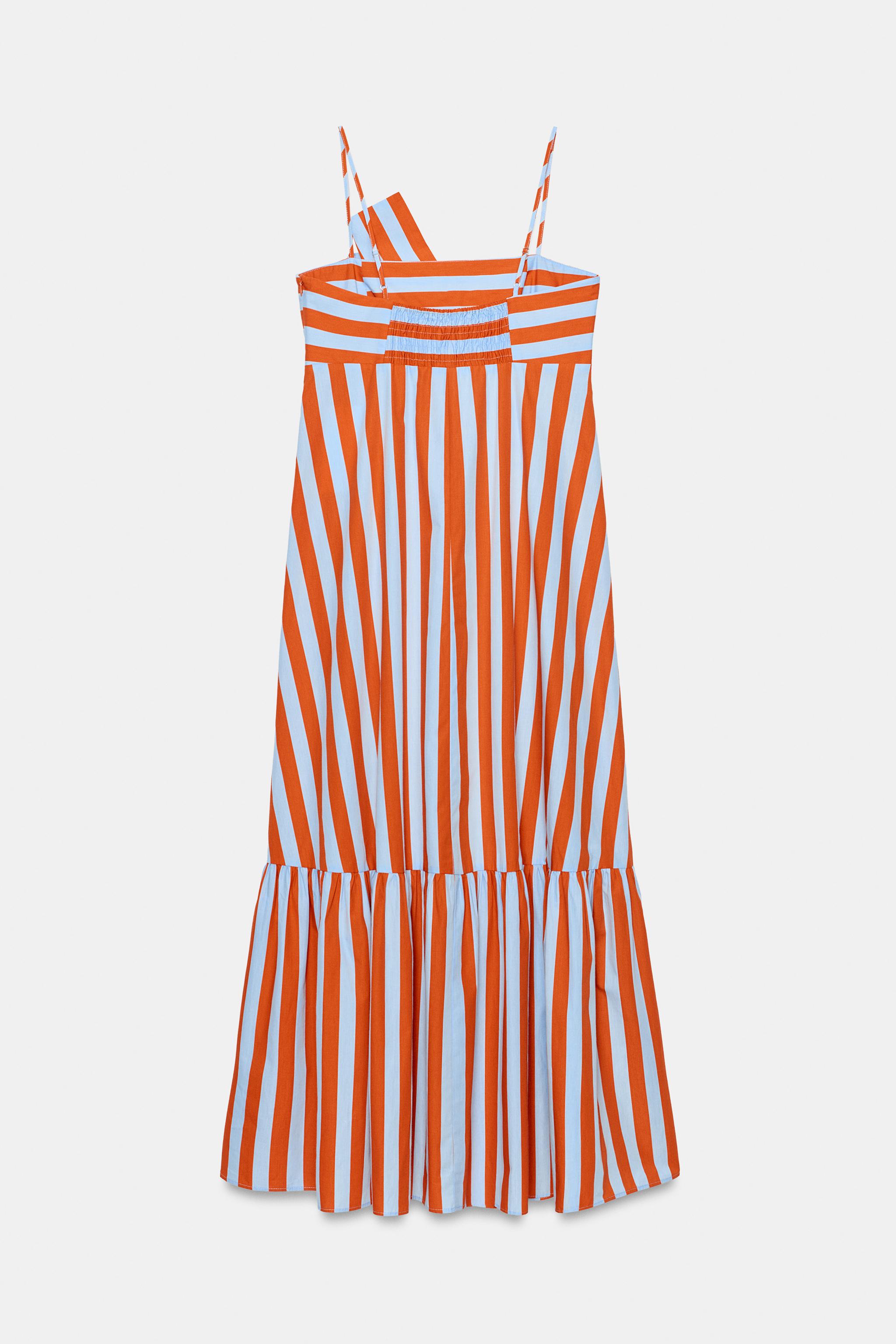 ROBE À RAYURES AVEC NŒUD