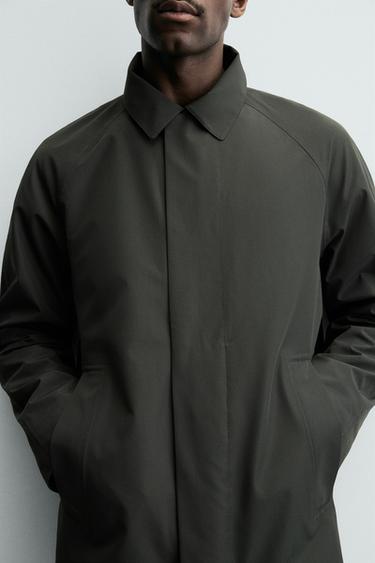 MANTEAU TECHNIQUE DÉPERLANT - Kaki foncé de Zara - Image 5
